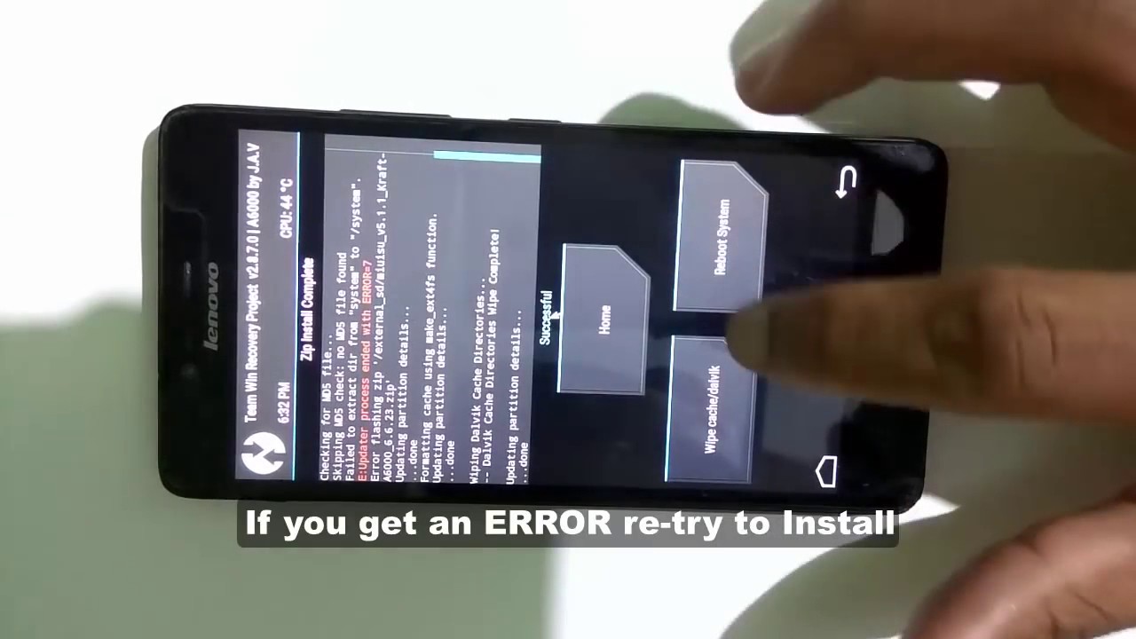 How to install MIUI 8 Rom to lenovo A6000 or A6000+ Mobile