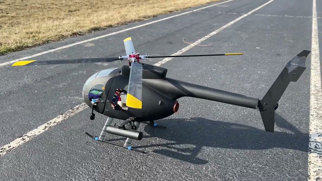FLISHRC Roban MD-500E / AH-6  Little Bird Maiden