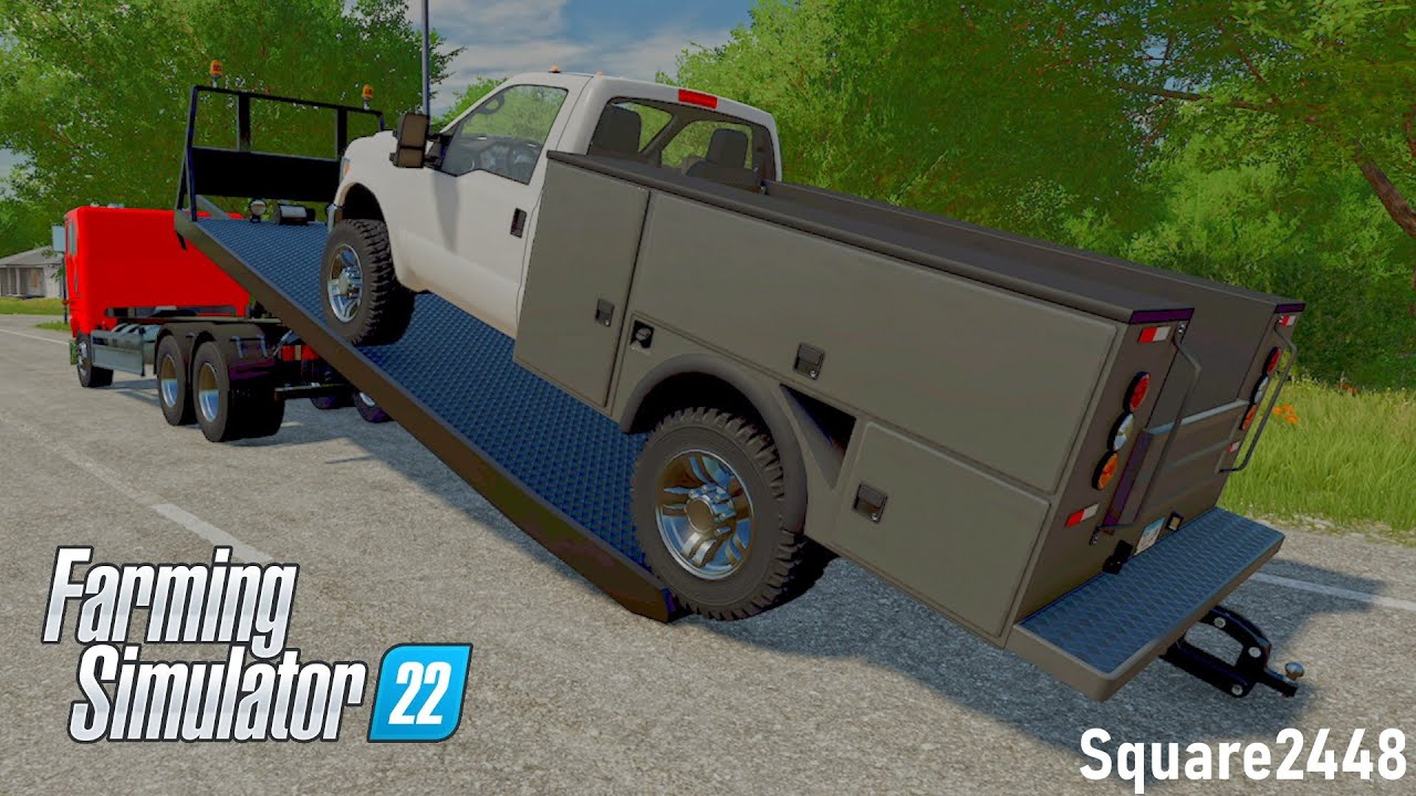 BROKEN F350 Service Truck & Forklift Rollover (NEW Tow Trucks) | Xbox | FS22 Heavy Rescue