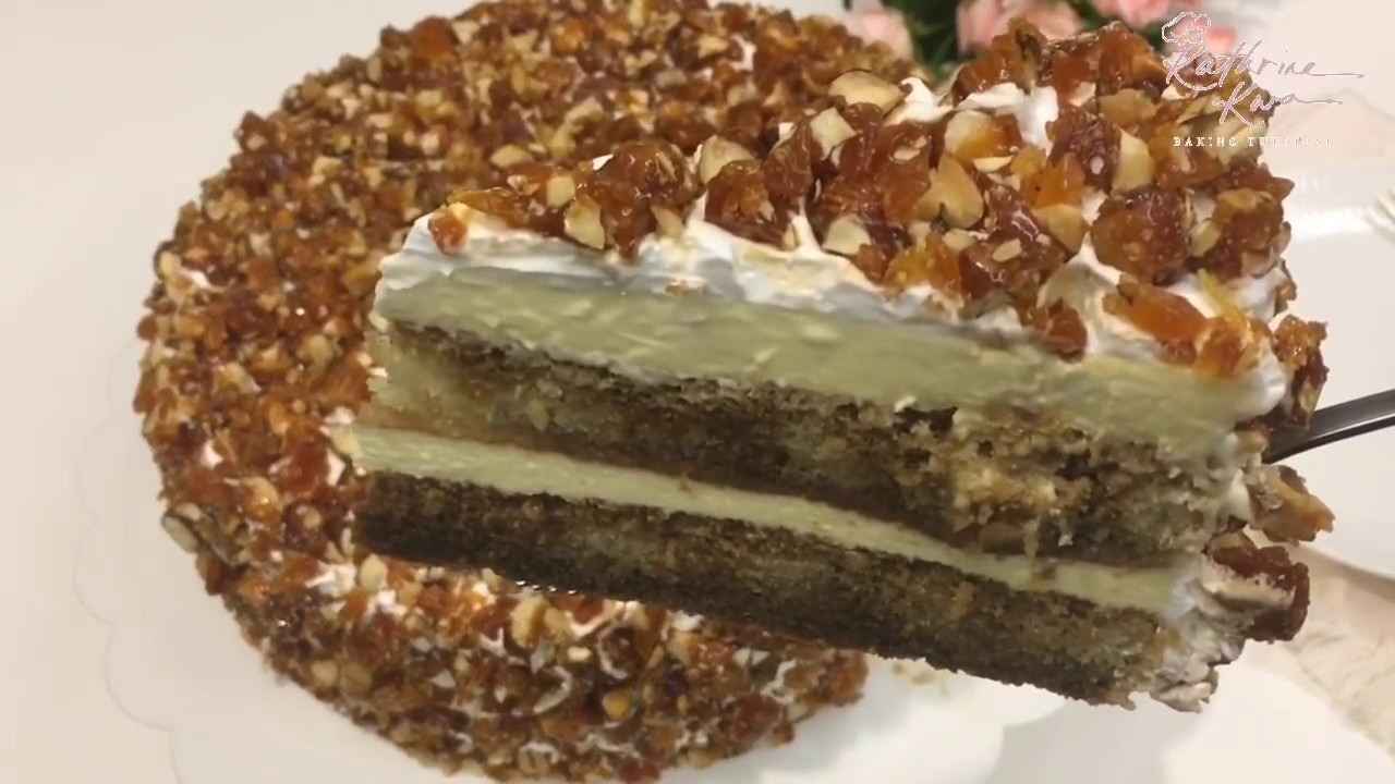 Tiramisu Cake With Caramelised Almonds 焦糖杏仁提拉米苏蛋糕