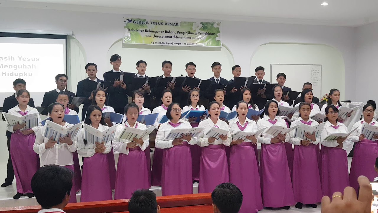 Choir Hymn #6 Church Dedication @ True Jesus Church Kg. Luanti Baru, Keningau, Baru
