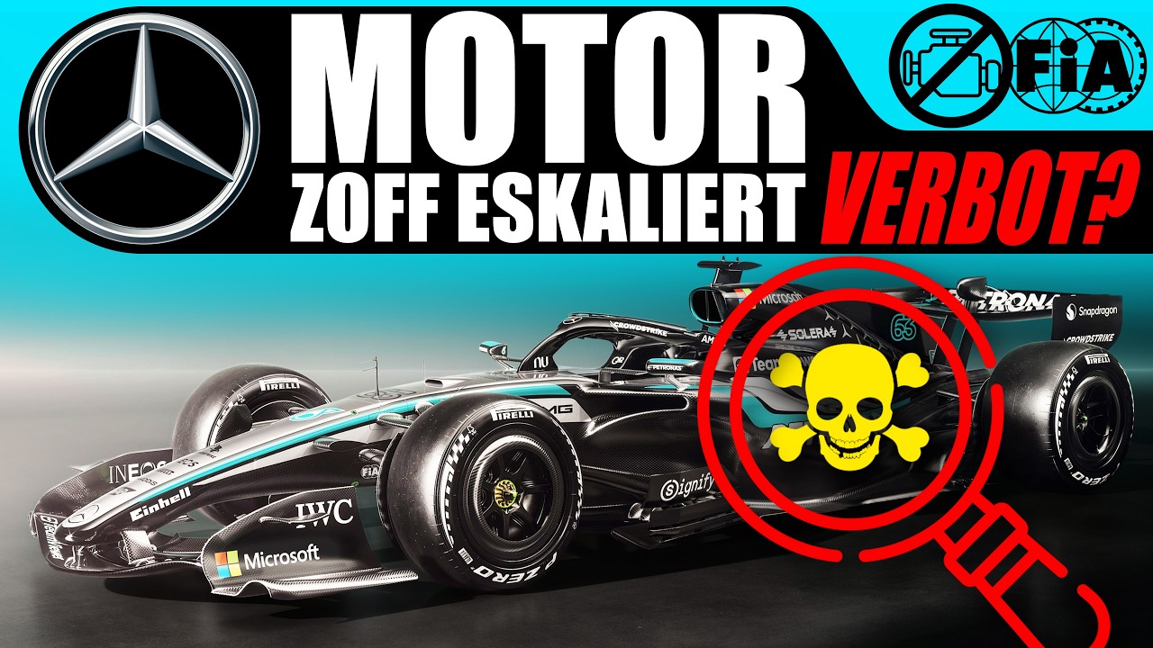 Formel 1 Motoren-Zoff eskaliert: Verbot für Mercedes-Motorentrick?