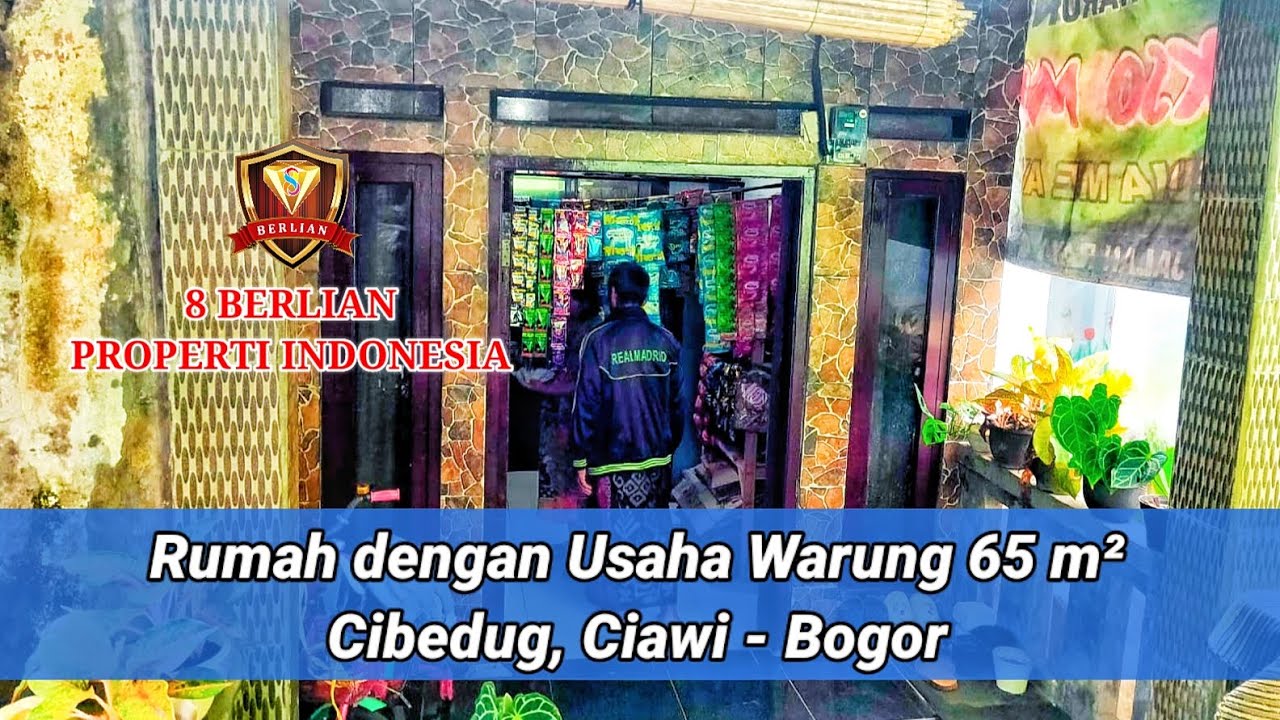 Dijual RUMAH MURAH ada WARUNGNYA sudah banyak pelanggan dengan Omzet bagus Cibedug Ciawi Bogor
