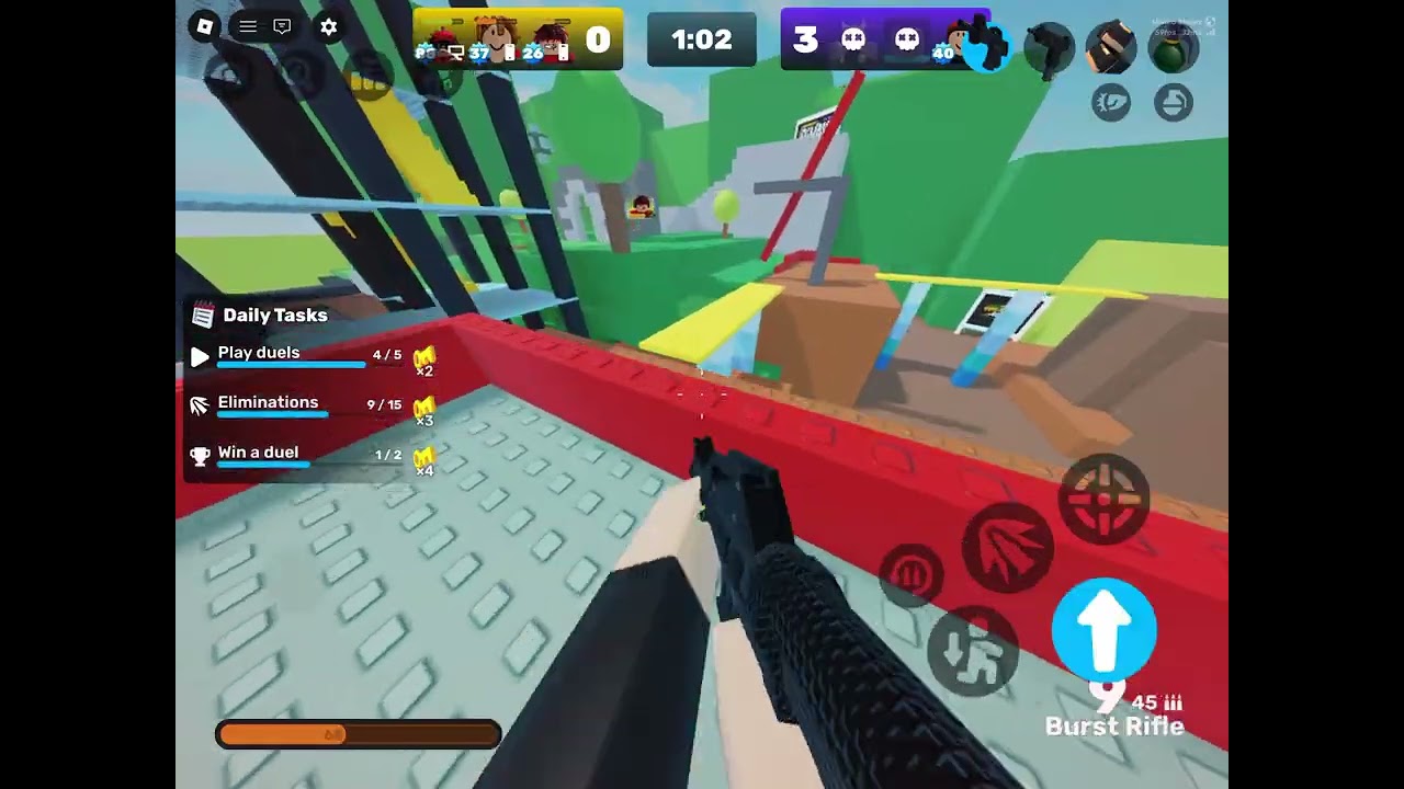 Playing Rivals with AppleBloxx1203 and Blueberry pie
