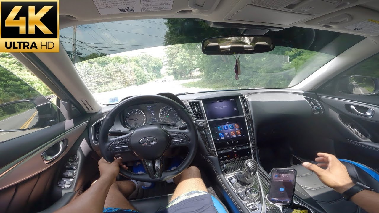 POV DRIVE EARLY MORNING IN MY INFINITI Q50 3.0t 4K