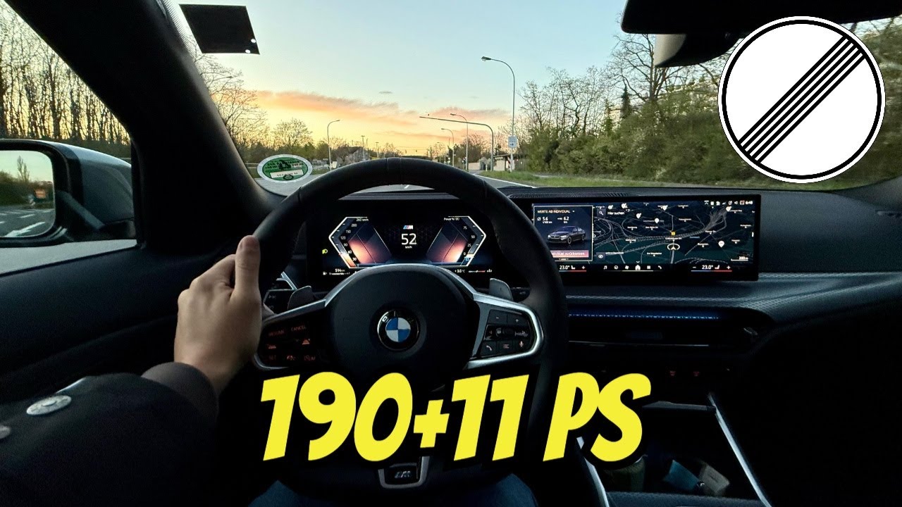 2025 BMW 320d xDrive G20 | 190+11 PS | NIGHT POV DRIVE | ASMR | TOPSPEED