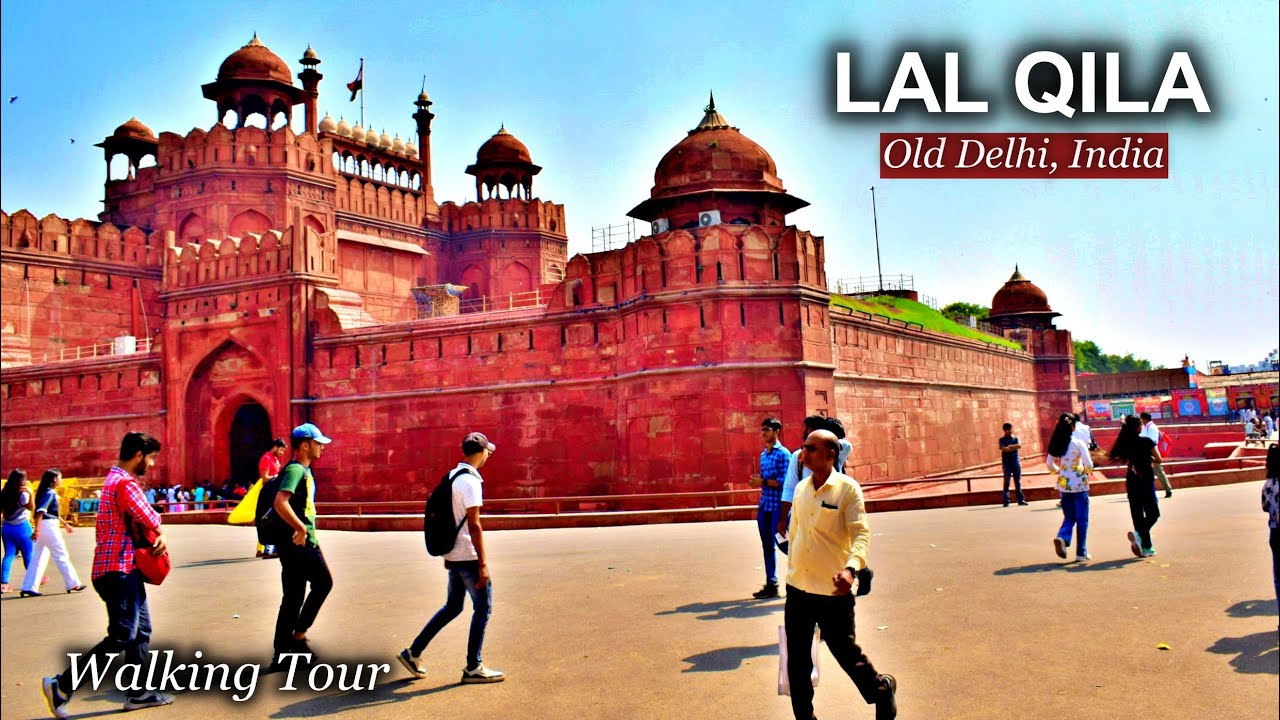 RED FORT, Delhi 4k walking Tour 🇮🇳✈️ | UNESCO World Heritage site in India