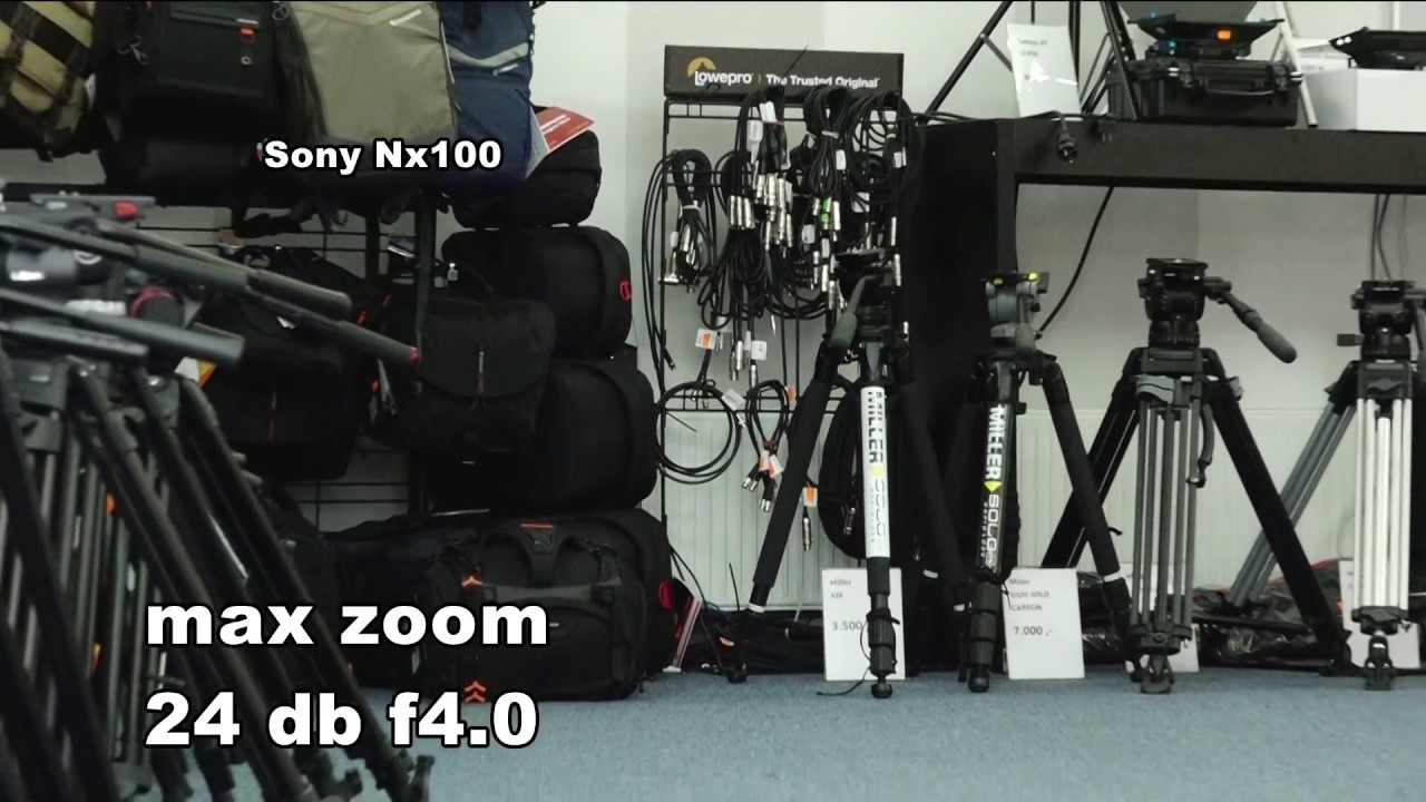 Sony HXR NX100 vs Panasonic X1000