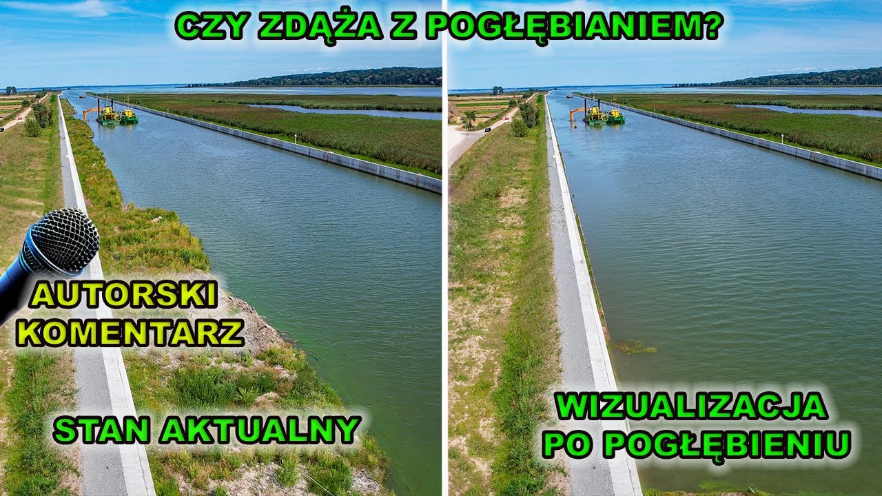 Przekop 4 etap - czy zdążą z pogłębianiem?Zostało mało czasu.