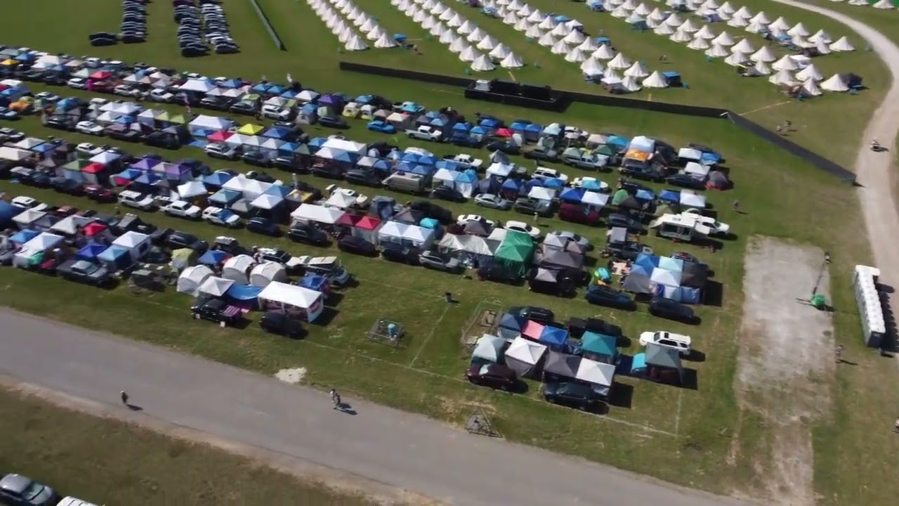 Bonnaroo 2024 aerial view Thursday 6/13/24