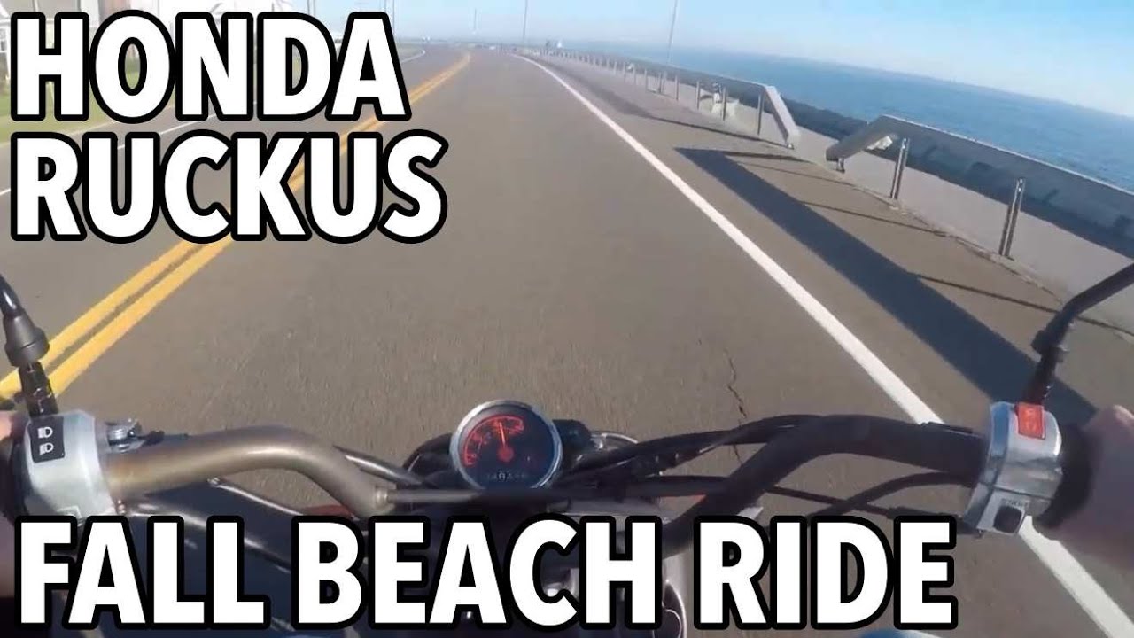 FIRST RIDE OF FALL (Northern America) GoPro - Honda Ruckus Fall Ride
