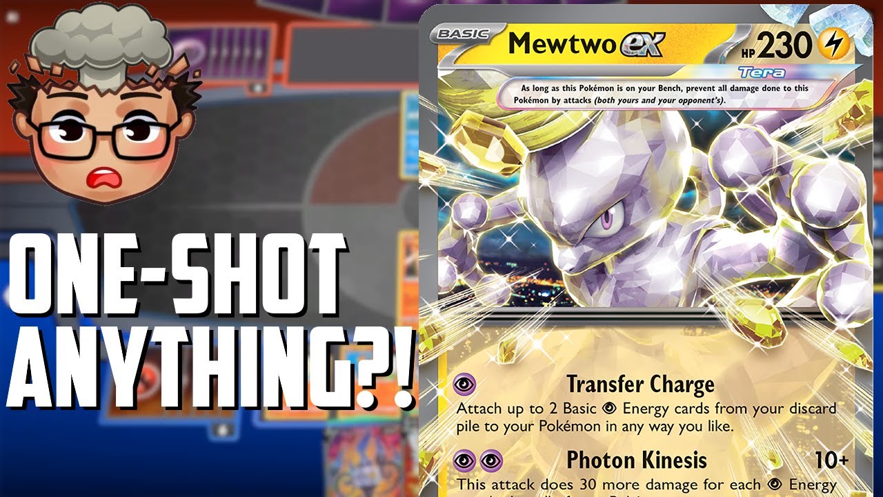 Mewtwo ex can ONE-HIT KO ANYTHING! - (Pokemon TCG Deck List + Matches)