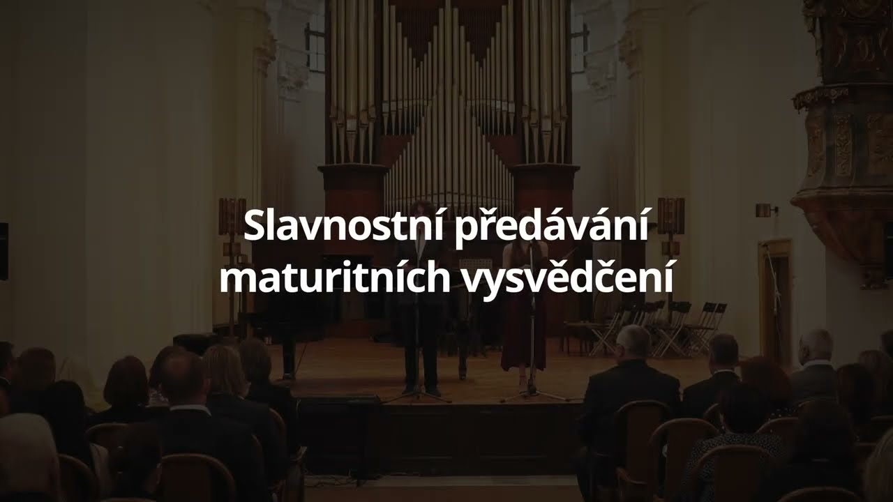 Gymnázium Uničov - Koncertní vystoupení při předávání maturitních vysvědčení 2023
