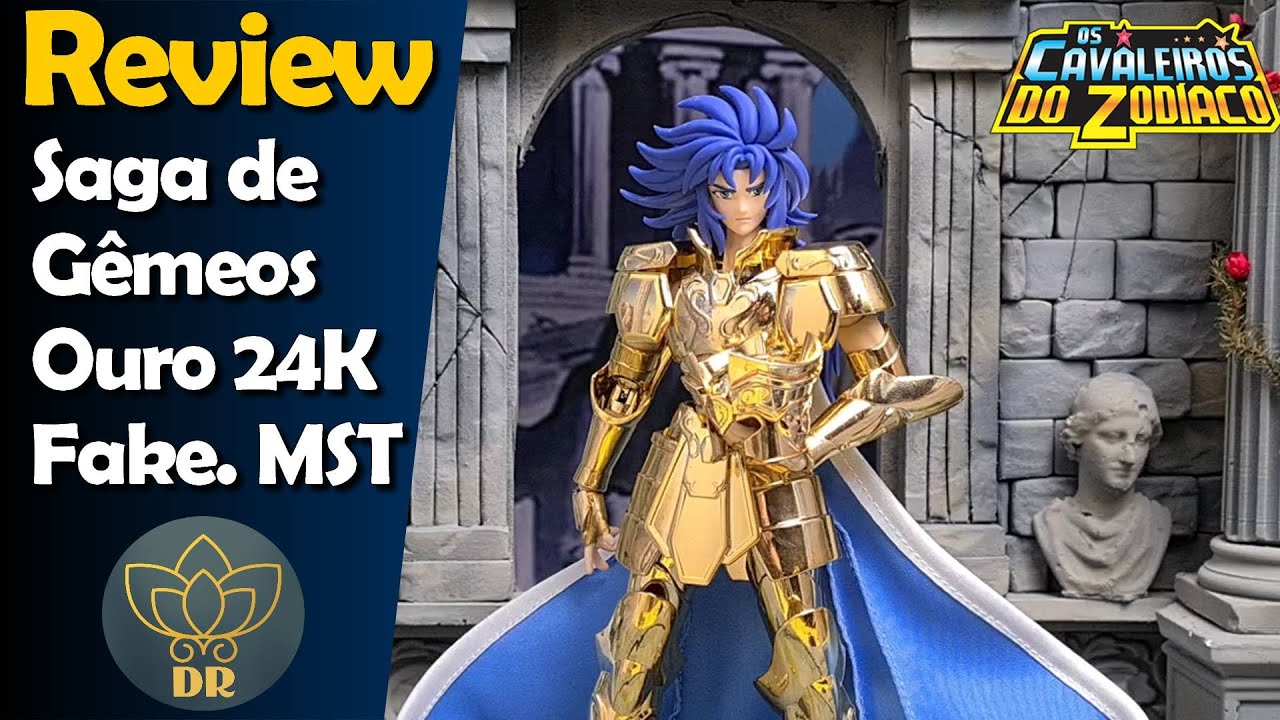Cloth Myth Saga de Gêmeos EX Metal Ouro 24k FAKE da MST