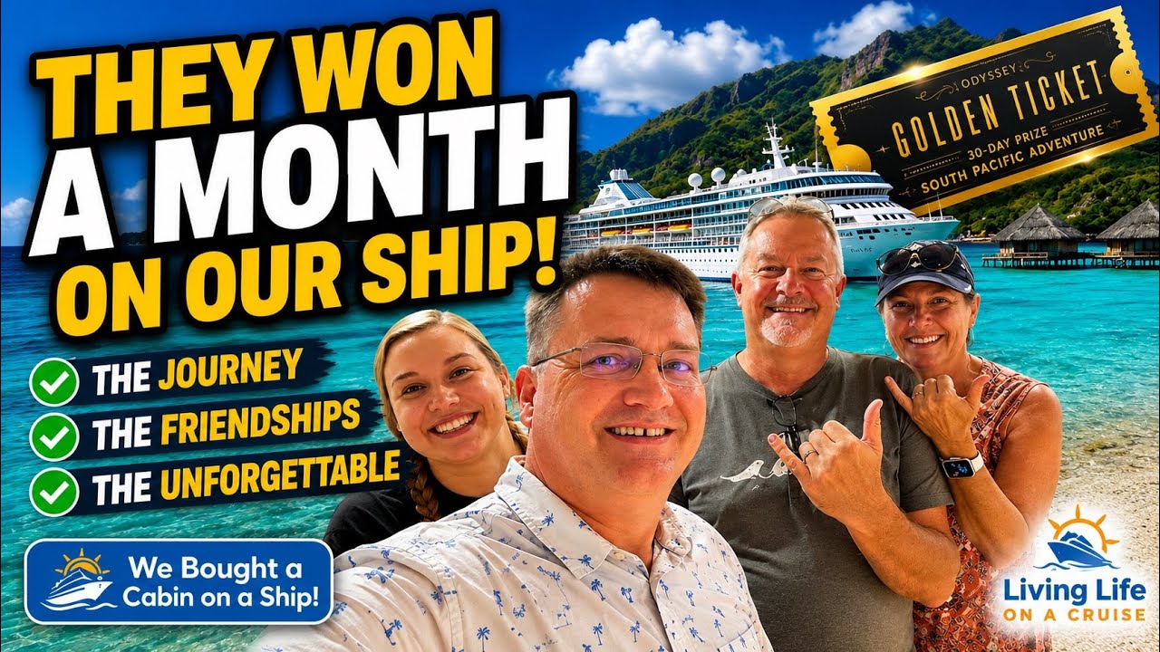 Golden Ticket Winners to the South Pacific 🌴 | 30 Days Aboard Villa Vie Odyssey Became Family