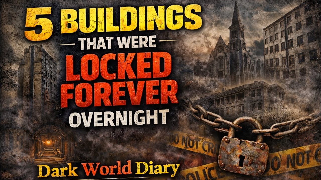 5 buildings that Were Locked Forever Overnight | episode 4 | dark world diary |
