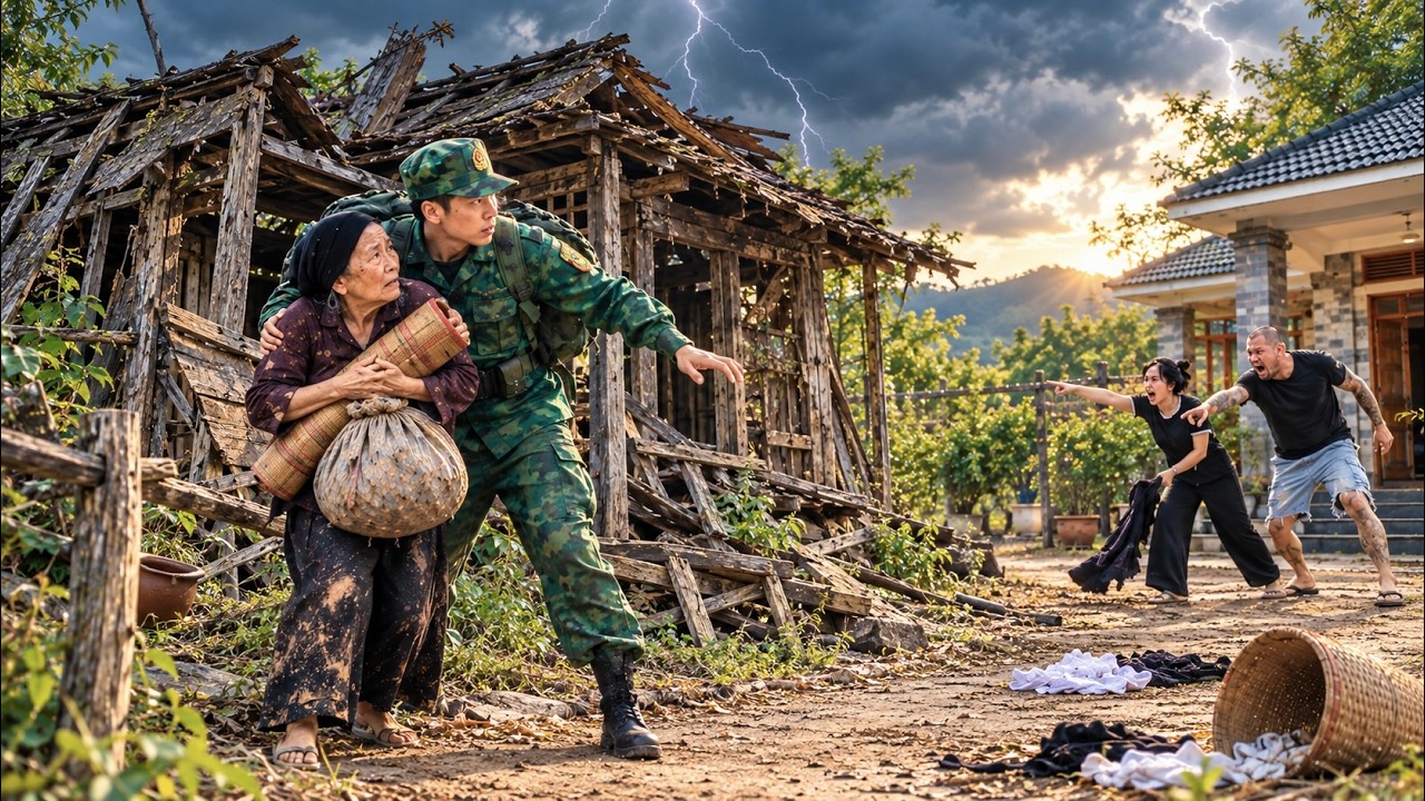 Full 100 Days: Veteran & Grandma Kicked Out by Stepmom Discover a Secret in an Abandoned House