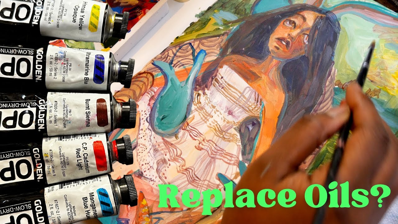 Can This Replace Oil Paint???- Golden Open Acrylic Paint Review