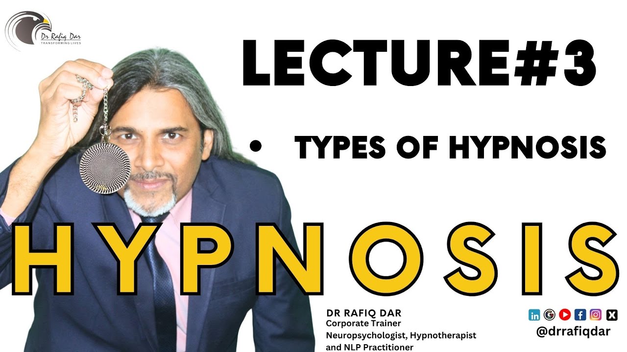 Types of Hypnosis l Dr Rafiq Dar #hypnosis #hypnotherapy