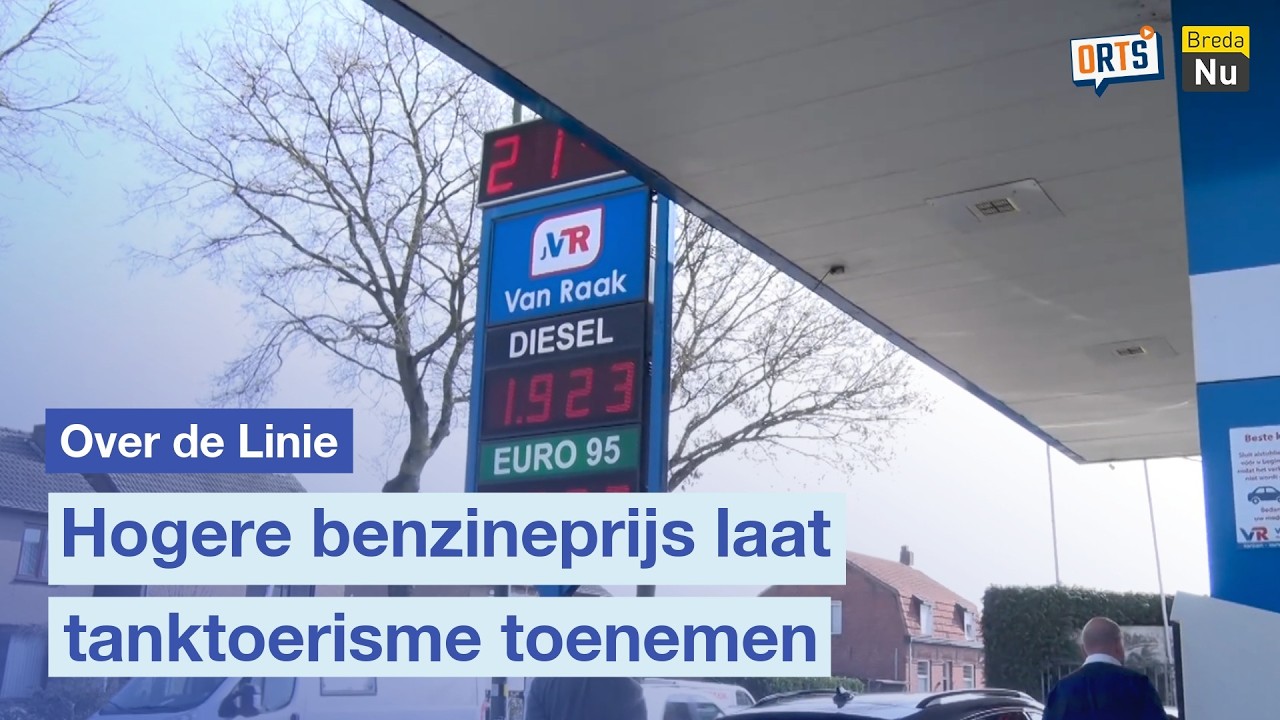 Hogere benzineprijs laat tanktoerisme toenemen | Over de Linie