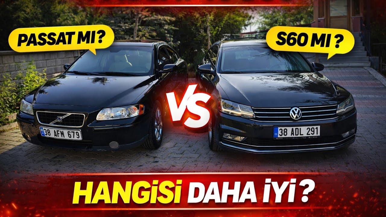 VOLVO S60 2.0T LPG'li İNCELEME VİDEOSU. PASSAT MI ? S60 MI ? HANGİSİ DAHA İYİ ?