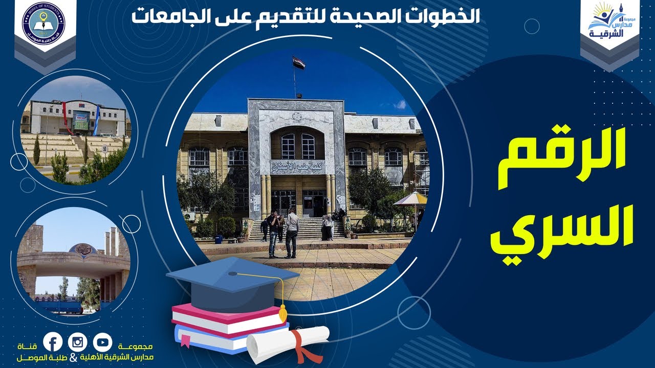 الرقم السري - ورشة الخطوات الصحيحة للتقديم على الجامعات