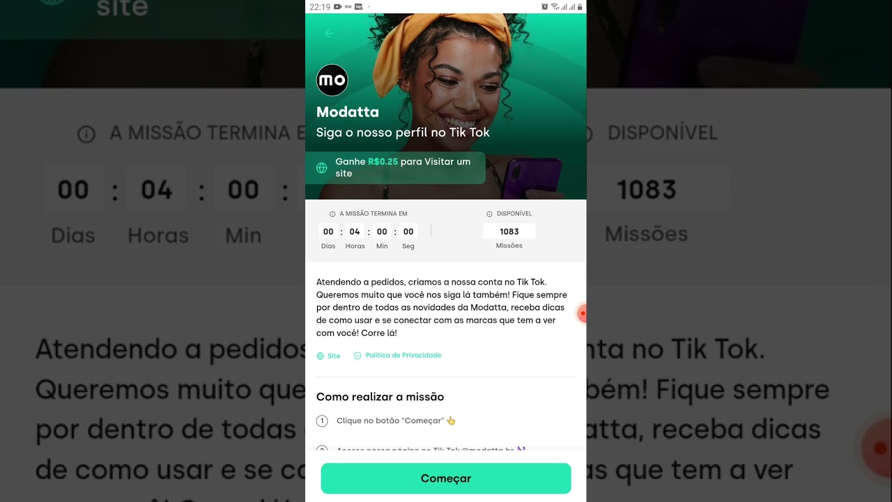 App modatta, novo app pagando 25 reais no free, confira e baixe agora!