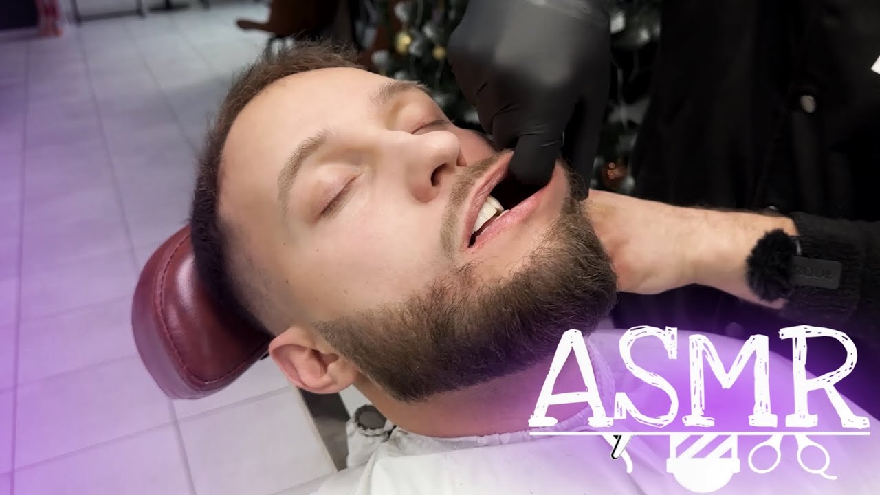 From Inside Out: Intraoral Massage & Precision Beard Trim Transformation