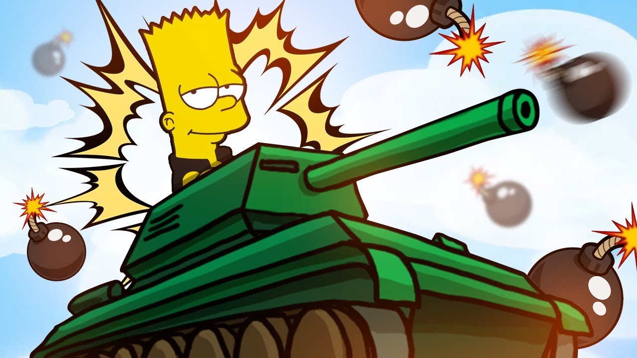 BART SIMPSON IN A TANK?