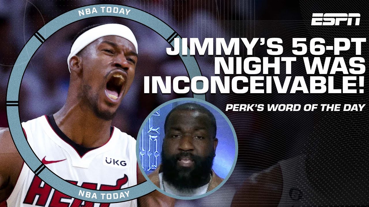 INCONCEIVABLE! - Perk's word to describe Jimmy Butler's 56-PT night | NBA Today