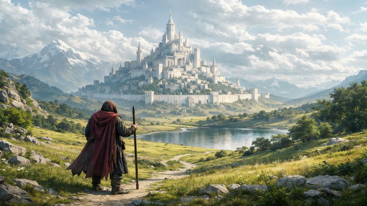 Journey to the White City | Celtic Medieval Ambience & Magical Adventure