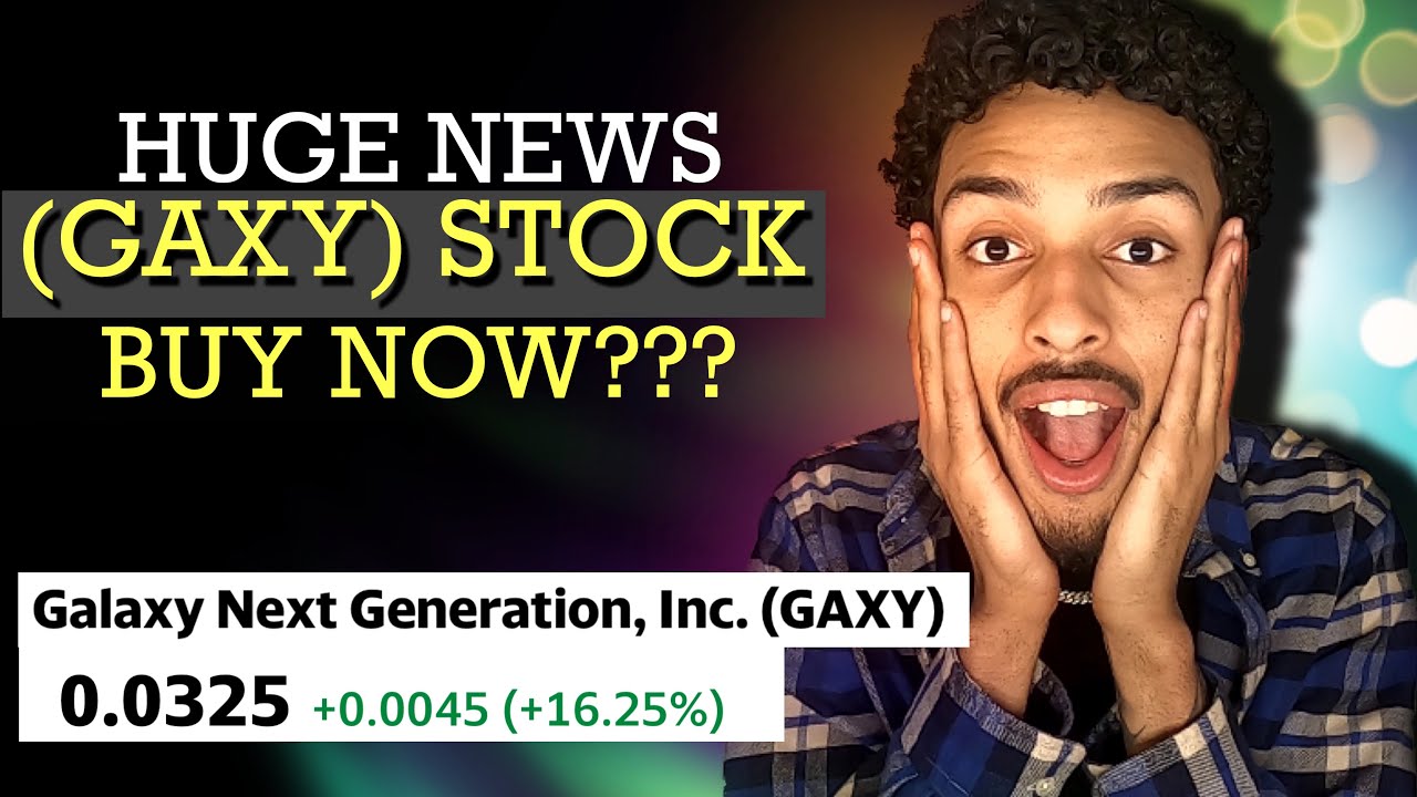 (GAXY STOCK) HUGE NEWS!! BUY NOW?? Galaxy Next Generation Stock Could EXPLODE SOON! Buy GAXY Stock?