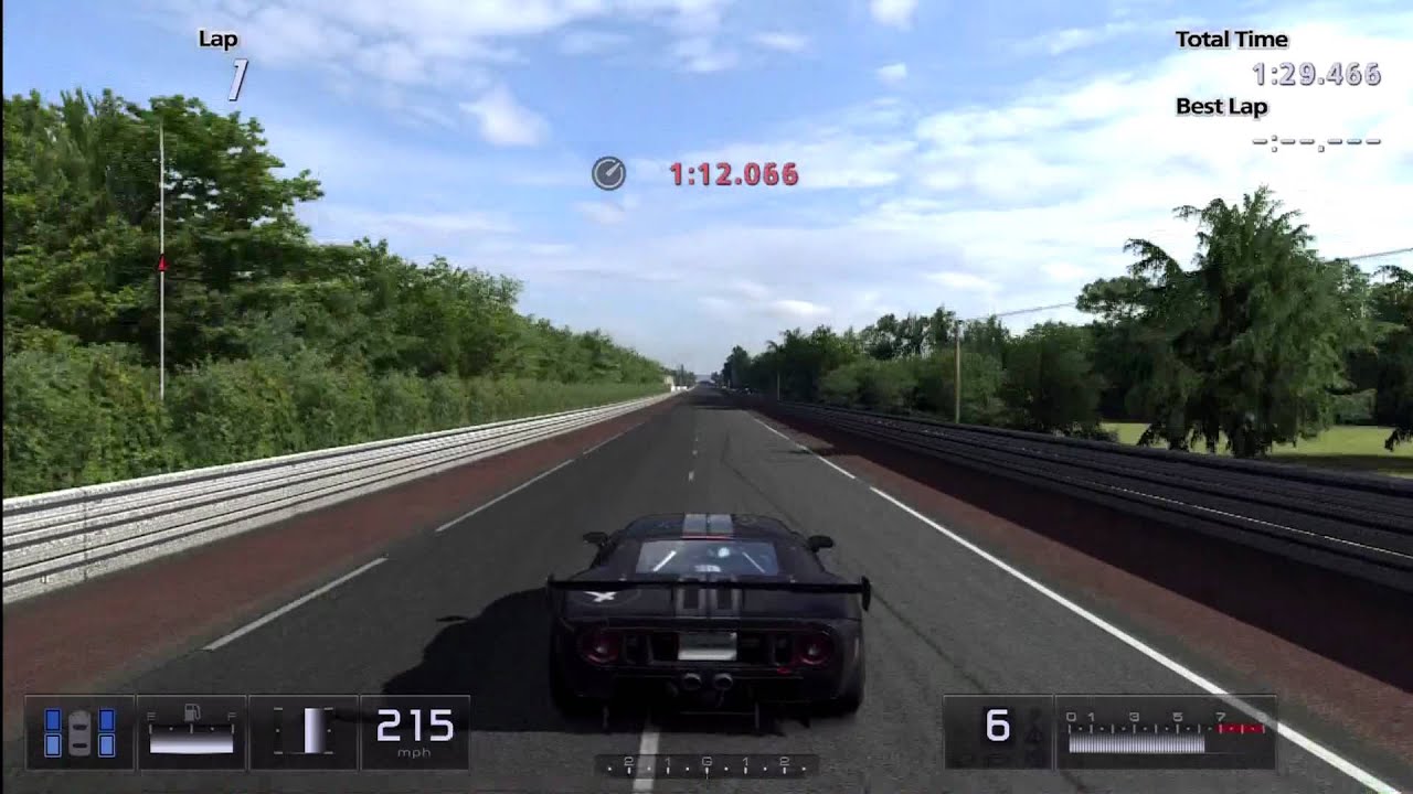 GT5 - Gran Turismo Ford GT LM Spec II Test Car Top Speed Run