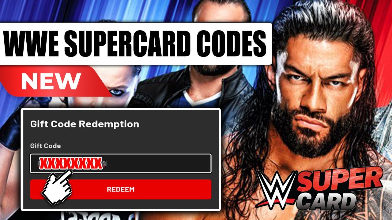 WWE SUPERCARD CODES 2025 - WWE SUPERCARD REDEEM CODE - WWE SUPERCARD QR CODES