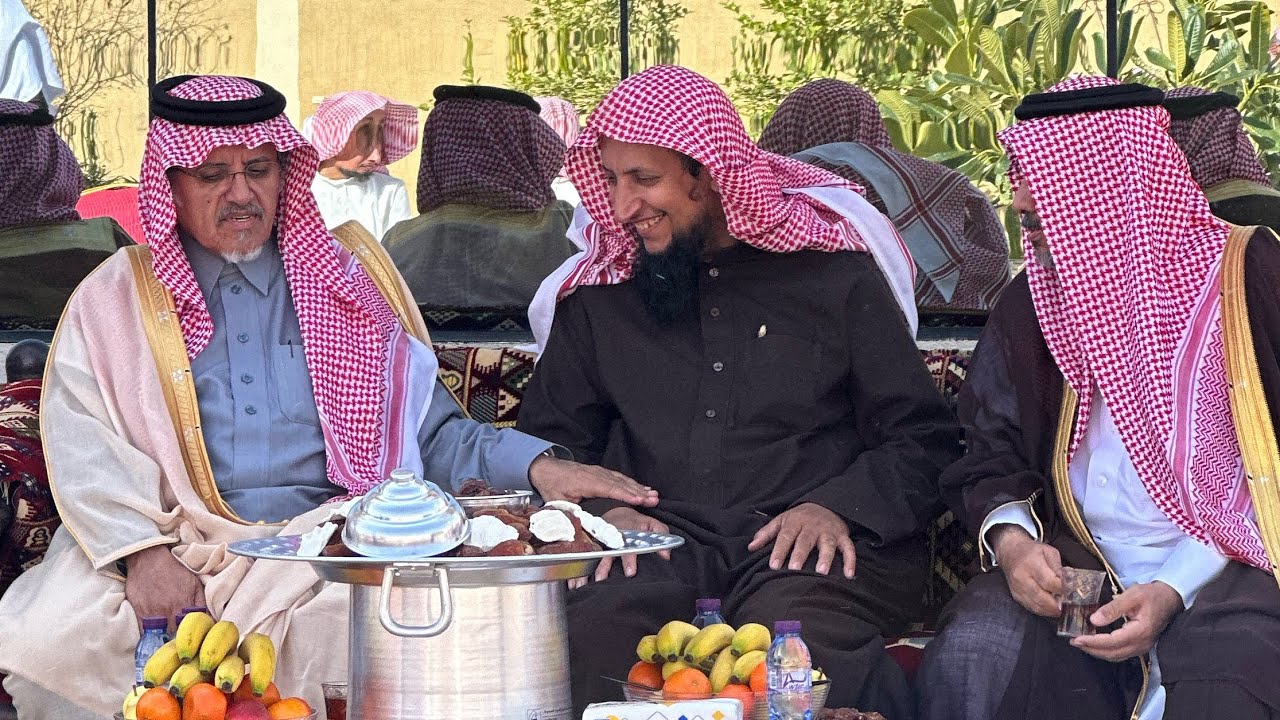الشيخ : إبراهيم بن عبدالله الأحمديقيم مأدبة غدا على شرف الشيخ : ذعار بن مترك بن شفلوت واخوانه