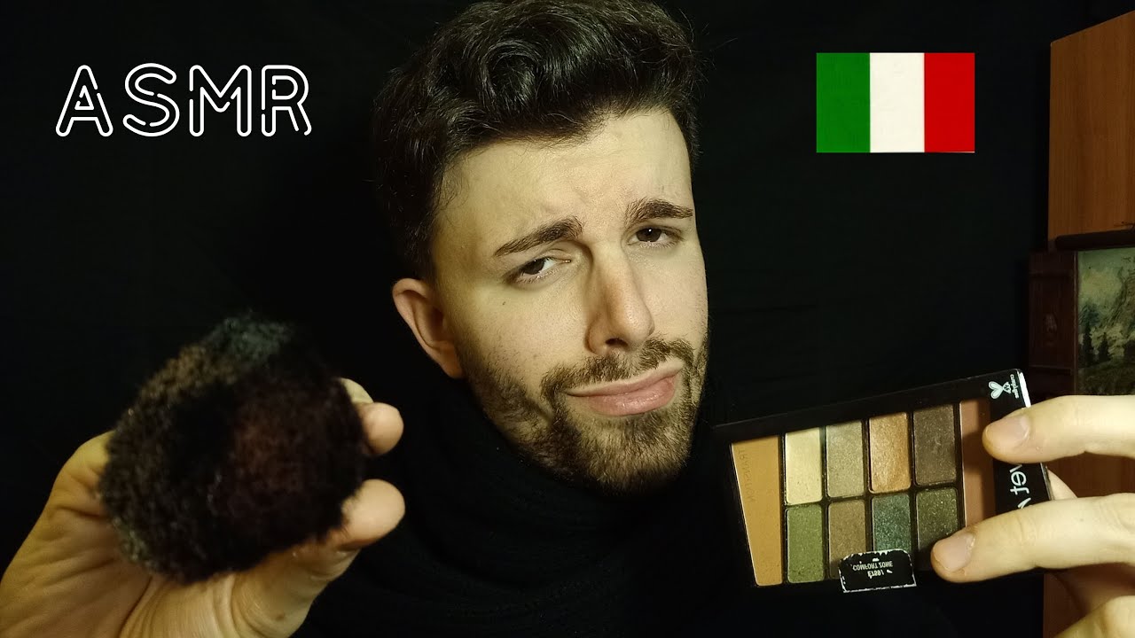 Italian Makeup Artist Does Your Makeup For The Evening - ASMR MALE ROLEPLAY