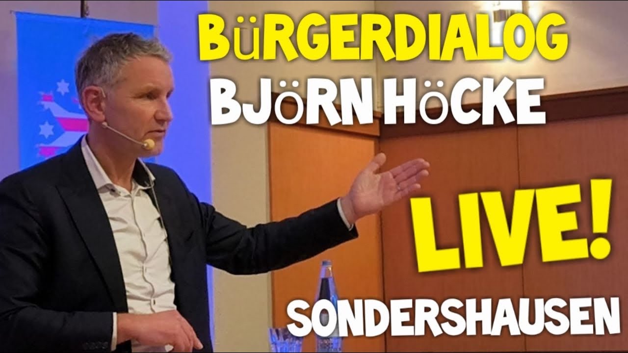 LIVE ❗ Björn Höcke 🇩🇪 Jens Cotta & Daniel Haseloff - AfD Bürgerdialog Sondershausen Thüringen