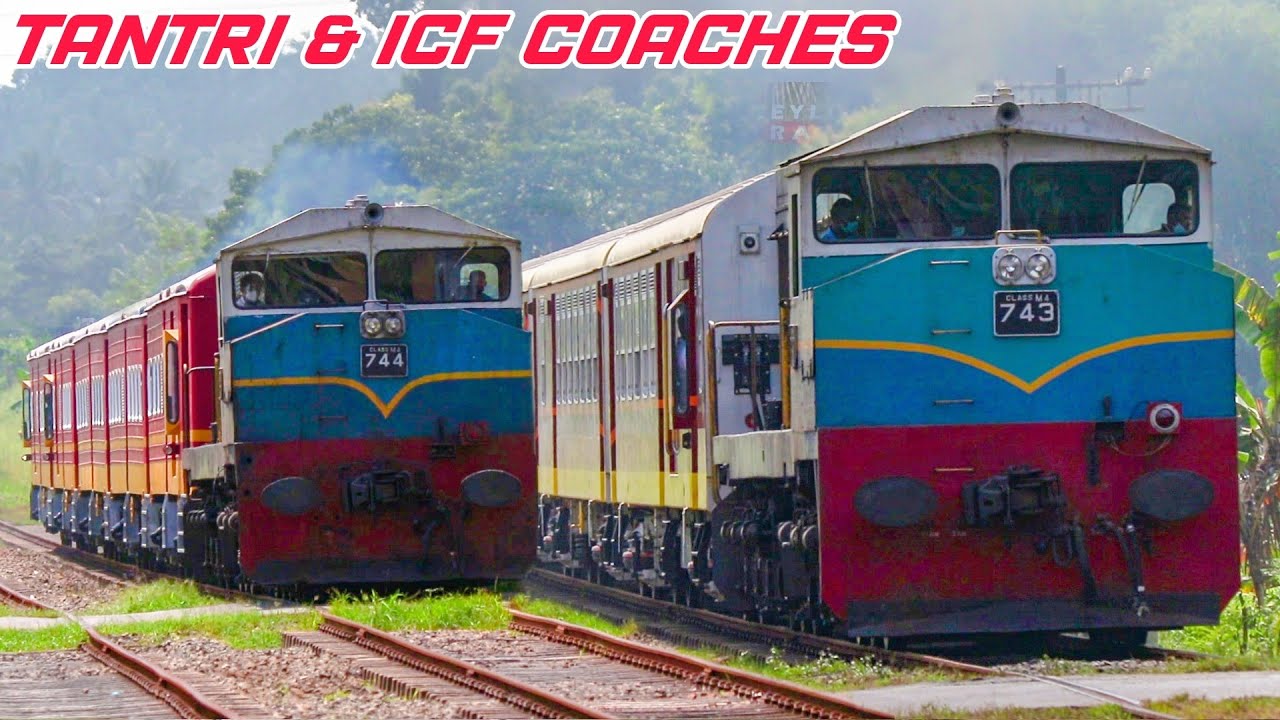 New ICF & TANTRI coaches test run with Class M4 Locomotives