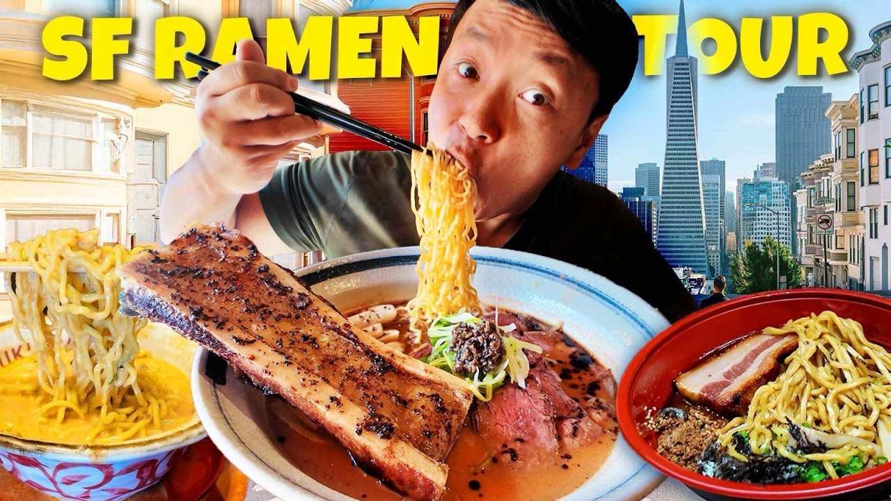 24 Hour JAPANESE RAMEN Tour in Greater San Francisco | ULTIMATE Beef Ramen!