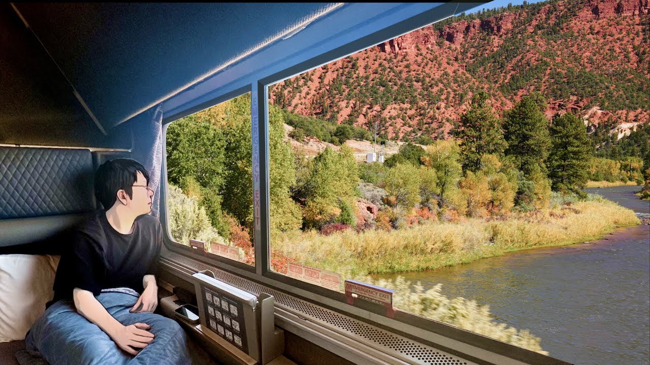 The PEAK of Fall on Amtrak's Most Scenic Sleeper Train: Salt Lake City - Chicago