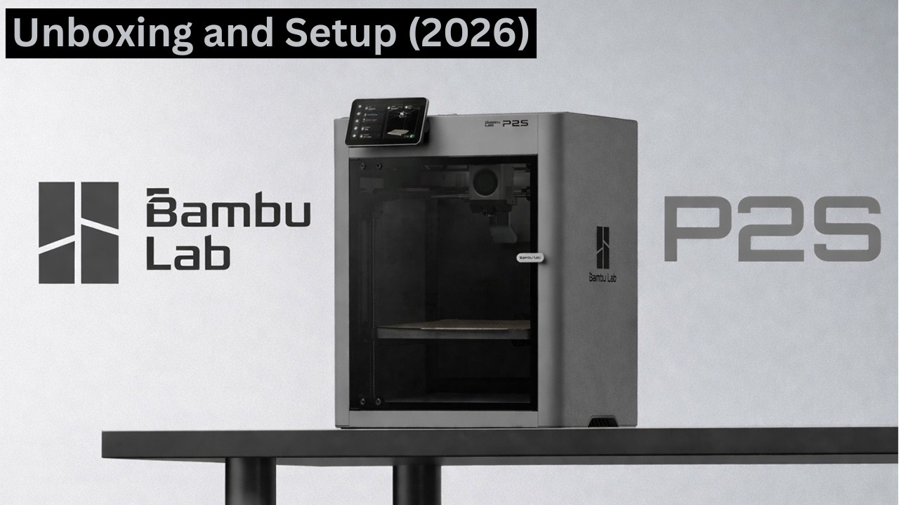 Bambu Lab P2S Unboxing & Full Setup Guide (Step-by-Step) | 2026