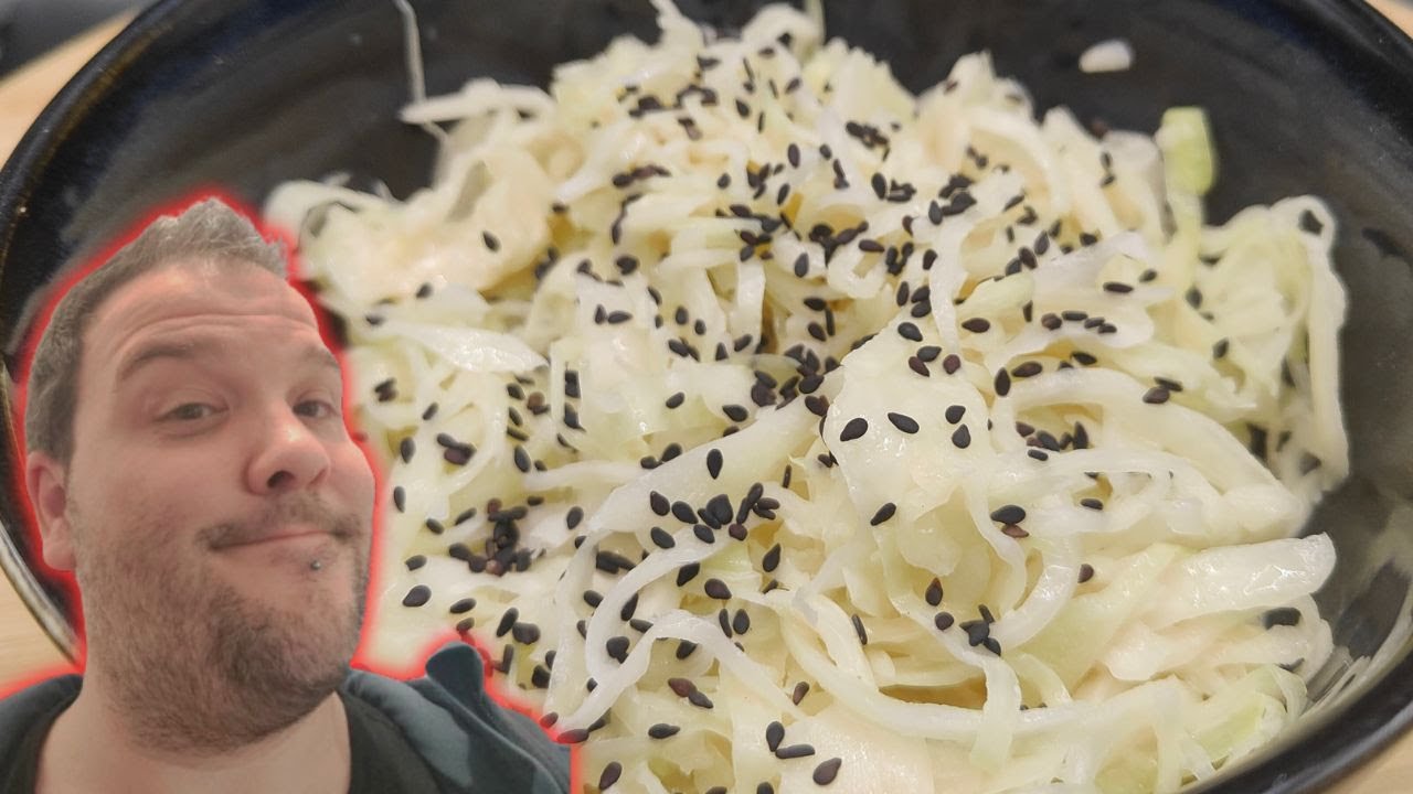 RECETTE JAPONAISE DE SALADE DE CHOU #saladedechou