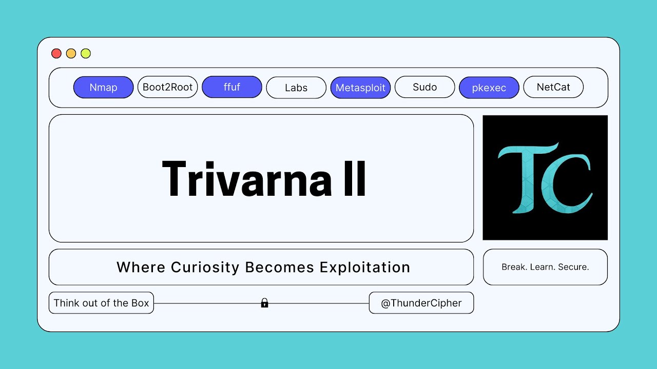 Trivana Boot2Root Walkthrough – Privilege Escalation to Root