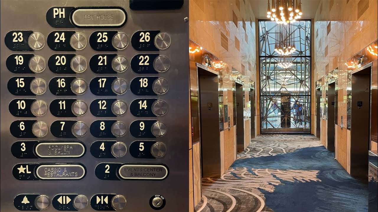 Thankful Otis High-Rise Elevators @ Seneca Niagara Casino - Niagara Falls, NY.