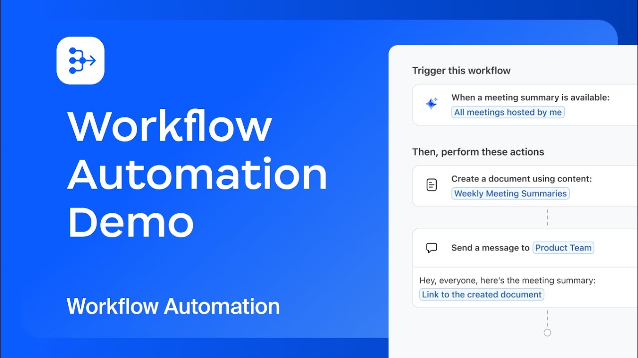 How to Use Zoom Workflow Automation