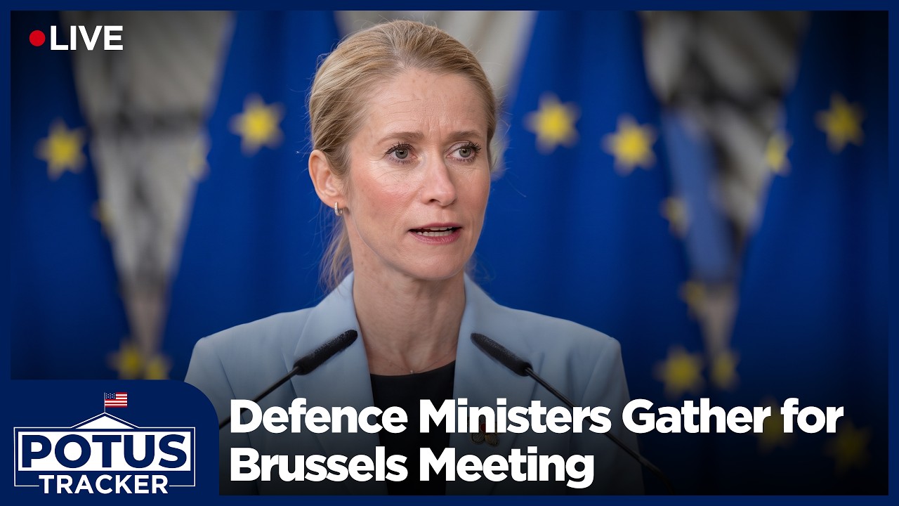 LIVE: EU Defence Ministers Arrive in Brussels for Major Security Meeting | AH113