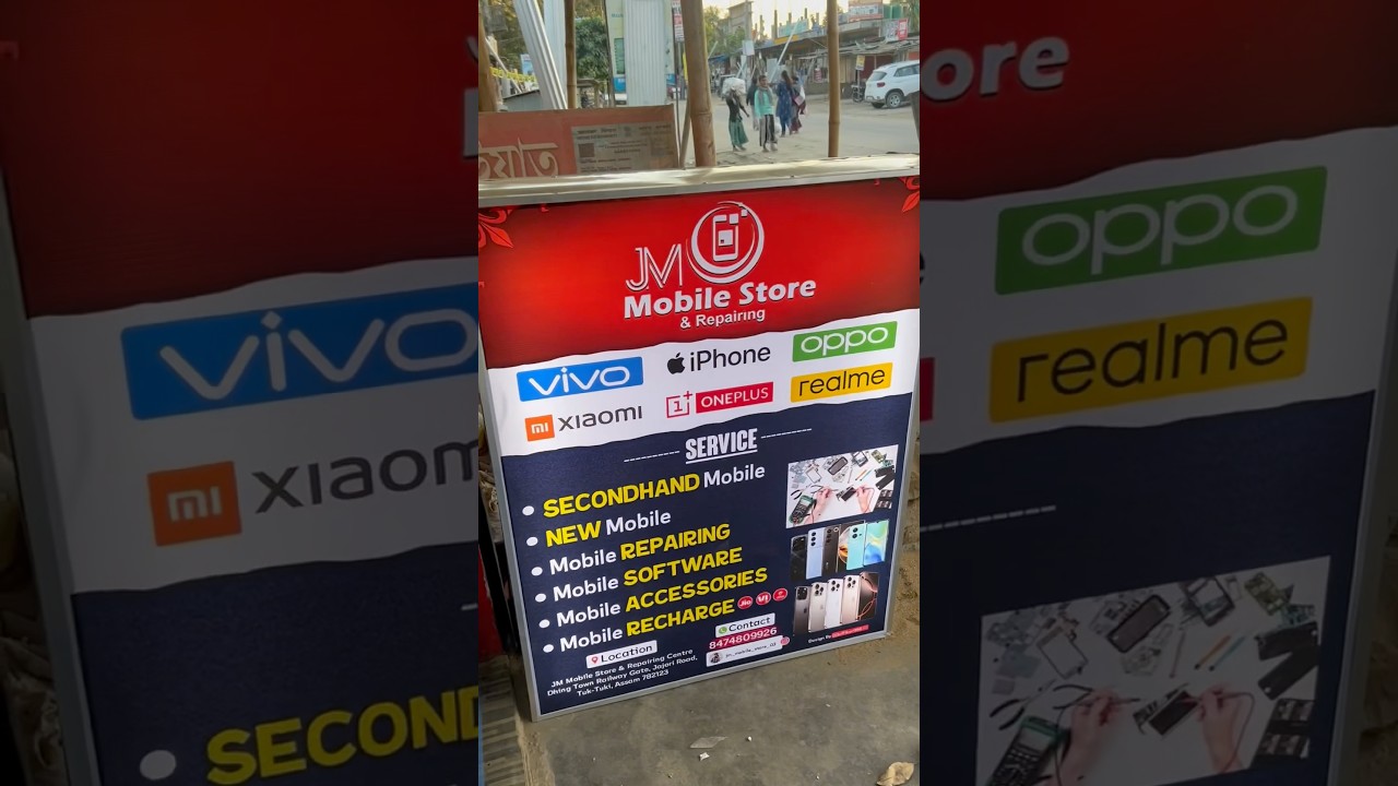 JM Mobile Store & Repairing Dhing town ☎️8474809926..#dhing #nagaon #secondhandphone #boatairpods #