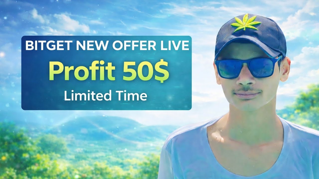 Bitget new offer live 50$ profit
