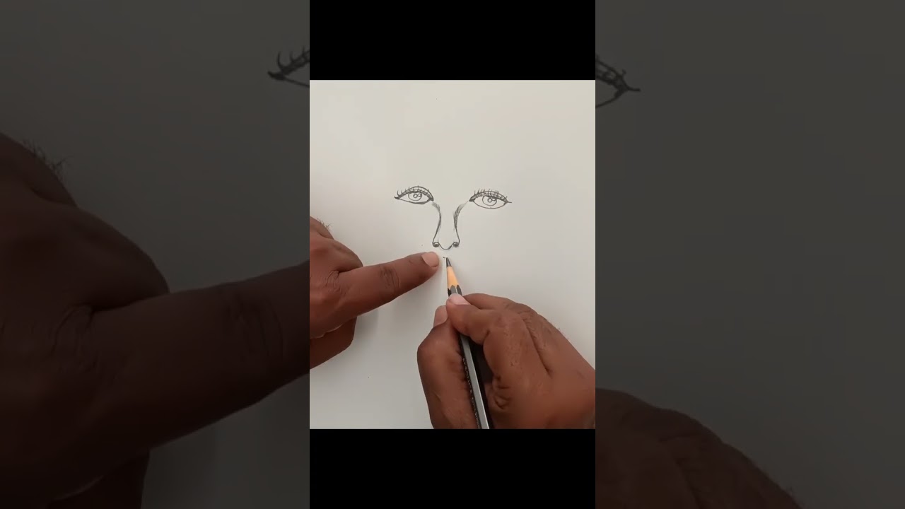 Drawing a beautiful face 