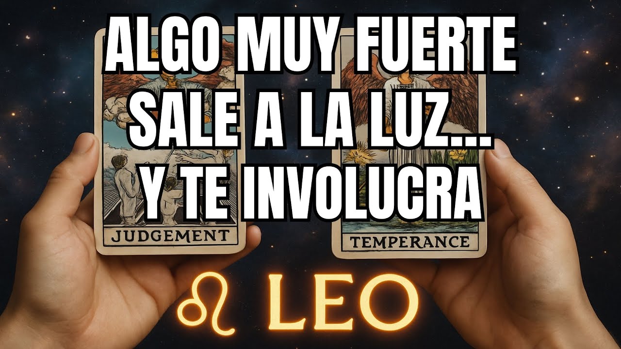 LEO♌SE TE VIENE UNA BOMBA DE NOTICIAS FUERTES💥💣VAS A VIVIR LA MEJOR ETAPA DE TU VIDA🌟PERO MIRA